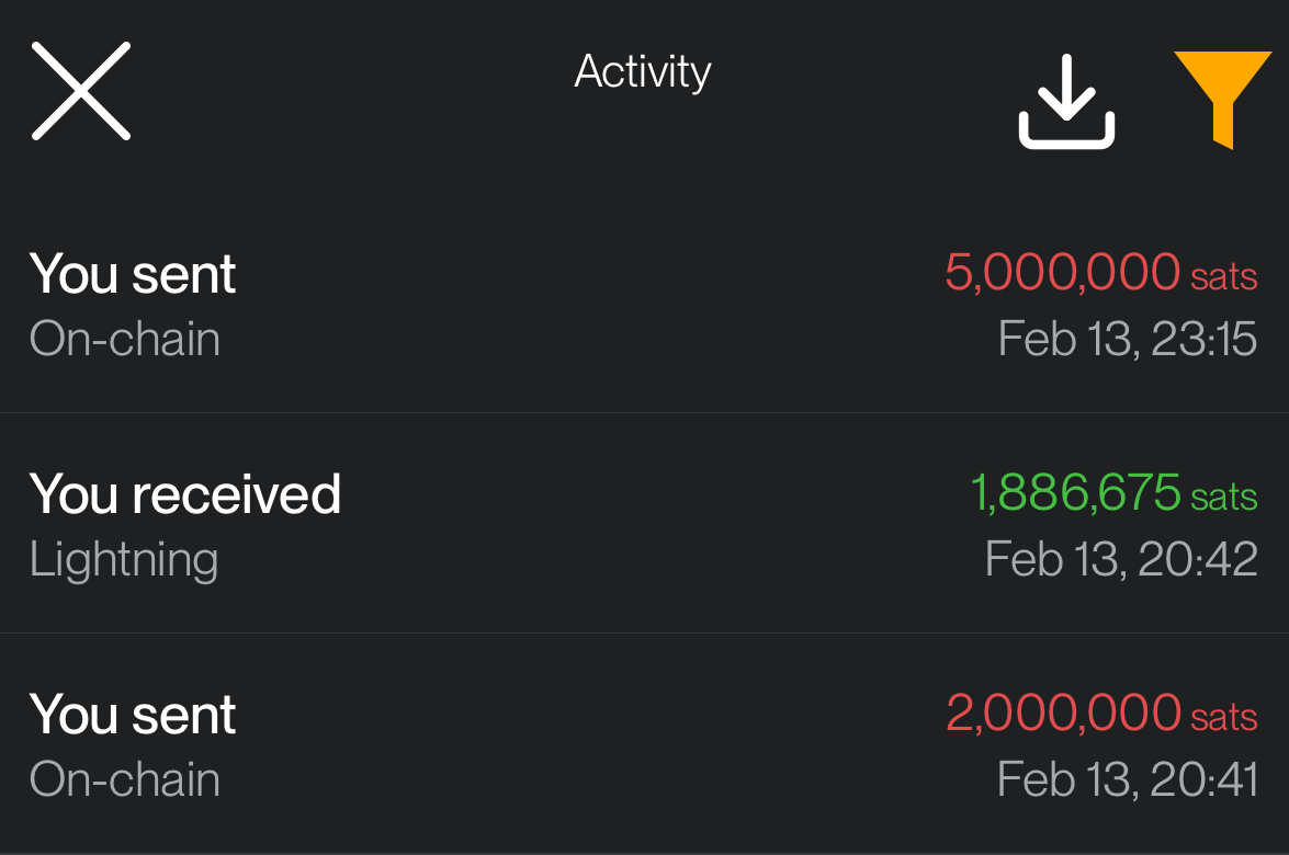 ZEUS transactions log